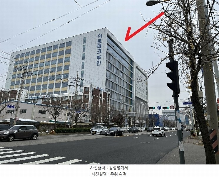 2024타경575369 인천광역시 서구 백범로 611, 아르테크주안 8층 811호 아파트형공장 경매 이미지