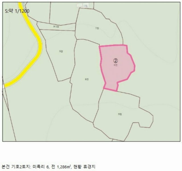 2025타경30646 충청북도 충주시 수안보면 미륵리 6 농지 경매 이미지