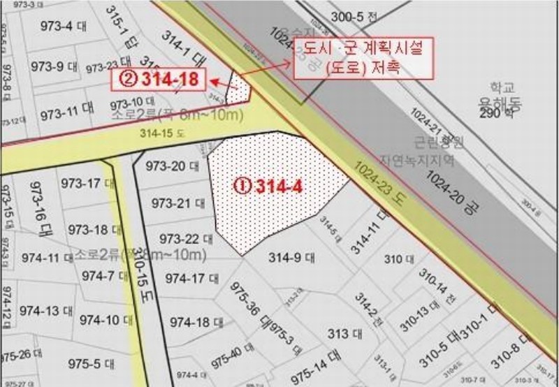 2025타경51360 전라남도 목포시 용당동 314-18 농지 경매 이미지