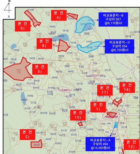 2025타경30169 전북특별자치도 남원시 아영면 구상리 572 농지 경매 이미지