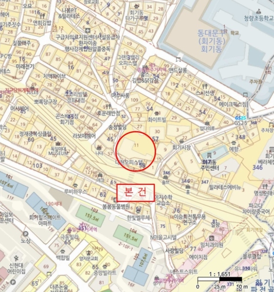 2024타경5202 서울특별시 동대문구 회기로 163, 구분건물 12층 1202호 오피스텔[계약6평형] 경매 이미지