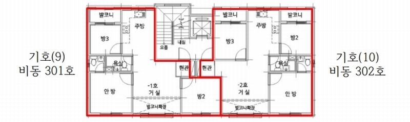 2024타경60792 충청남도 서산시 호수공원13로 17-3, 에코홈타운 비동 3층 302호 다세대(빌라) 경매 이미지
