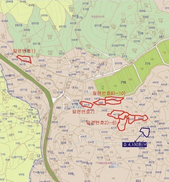 2025타경52021 전라남도 보성군 벌교읍 대포리 541-1 농지 경매 이미지
