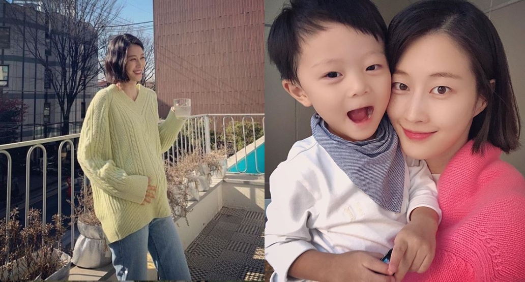 모델 이현이, 둘째 임신 사실 공개... "설레는 마음"