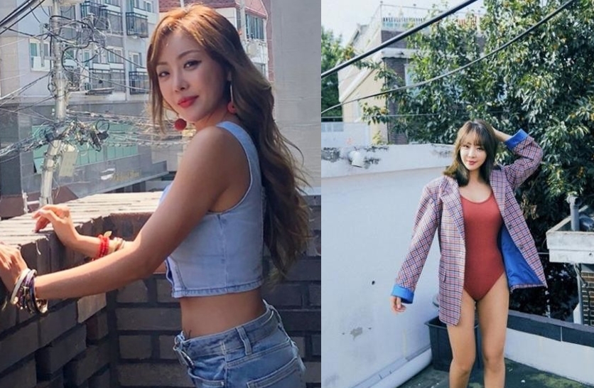 나르샤, '포토샵 몸매 보정' 의혹이 한국전력공사 광고모델로?