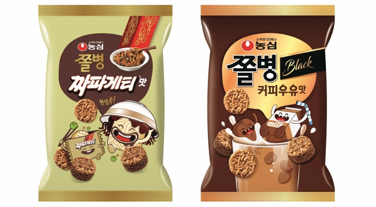 쫄병스낵 '짜파게티맛' '커피우유맛' 출시