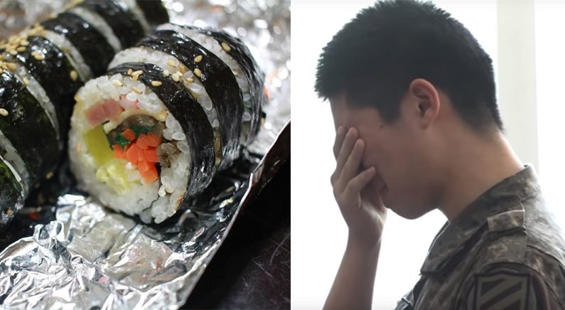 군대 면회 온 엄마가 '상한 김밥'을 싸온 이유