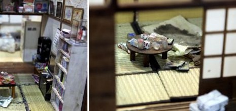 미니어쳐로 재현한 고독사의 현장