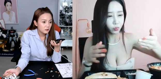 강은비-하나경, 인터넷 방송 중 설전 "종방연에 화장실로 끌고 가 머리 쳤다"