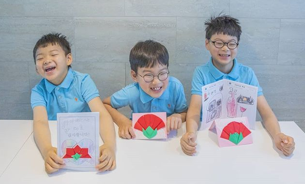 송일국 '어버이날' 기념으로 받은 삼둥이의 편지 공개