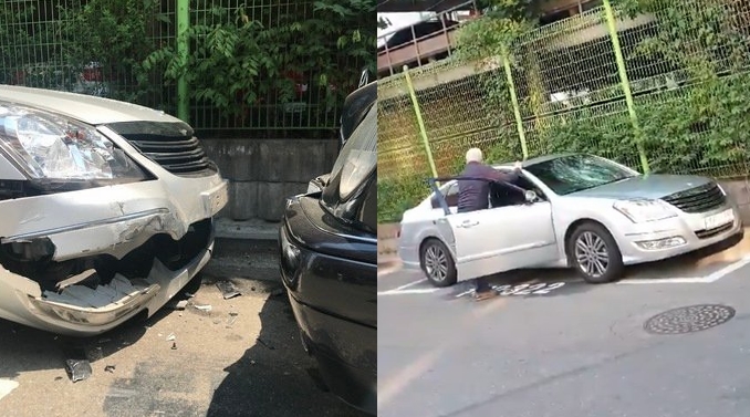 사장이 차량으로 직원 들이받아... "나와라, 죽이겠다" 폭언까지