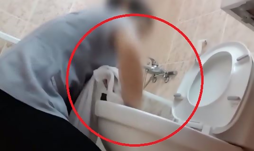 '변기 닦은 수건'으로... 베트남 호텔의 비위생적인 청소 과정