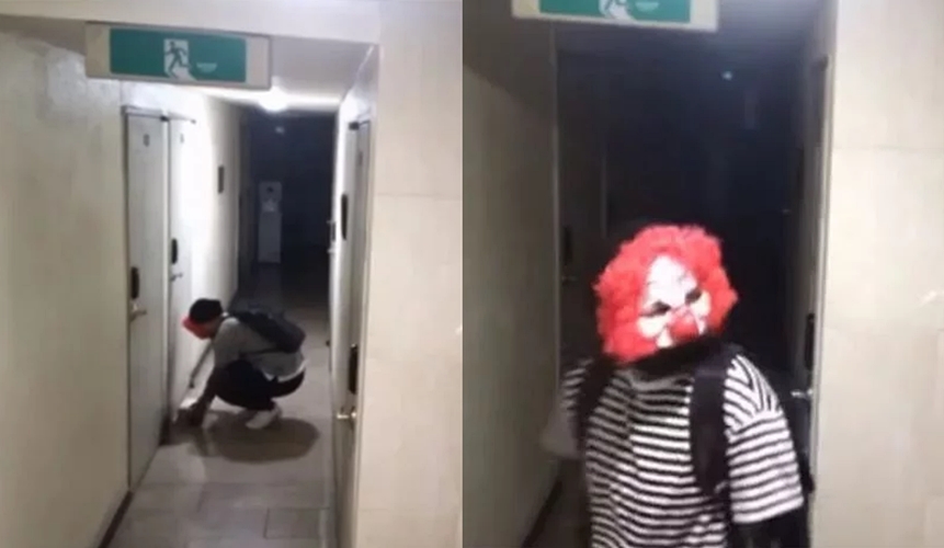 신림동 원룸촌에 나타난 '삐에로 가면' 괴한... "택배 상자 보면서 번호키 눌러"