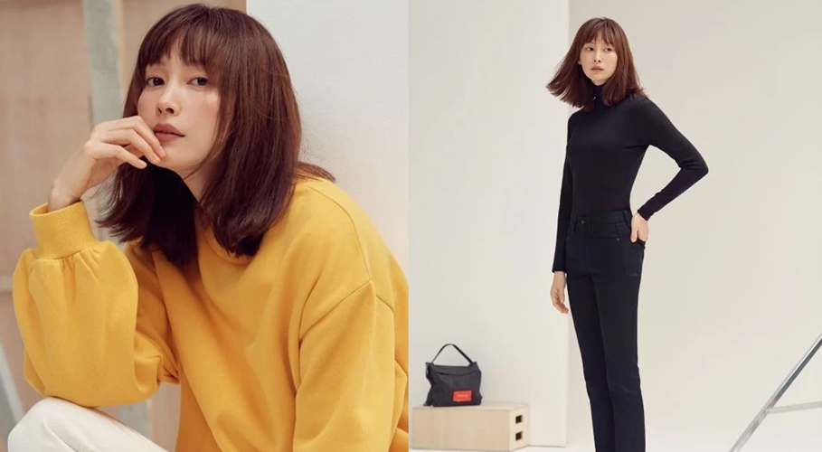 유니클로 모델 이나영, '탑텐' 모델로 새로운 출발